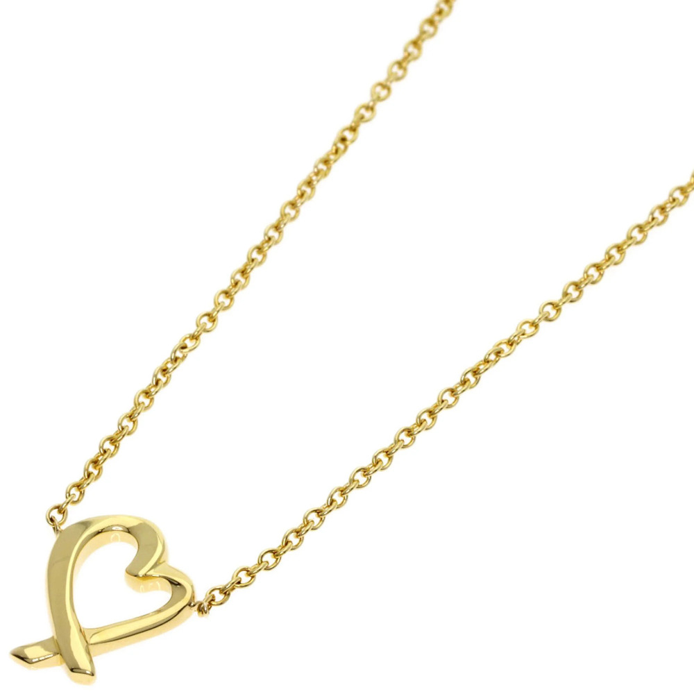 TIFFANY 18k Gold Heart Necklace